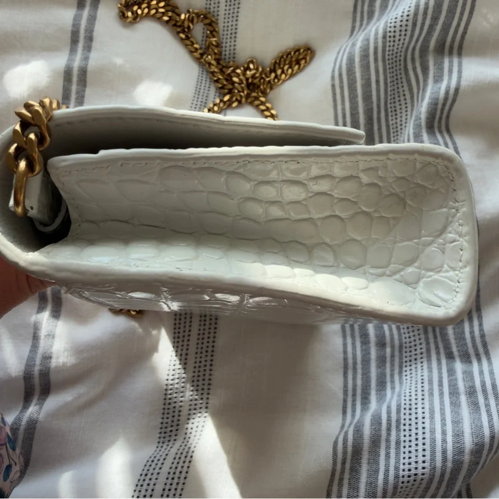 Balenciaga Hourglass Small Croc-Embossed bag - Picture 5 of 10
